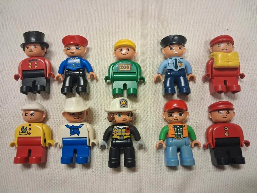 duplo mannetjes, Kinderen en Baby's, Speelgoed | Duplo en Lego, Ophalen of Verzenden, Zo goed als nieuw, Losse stenen, Duplo