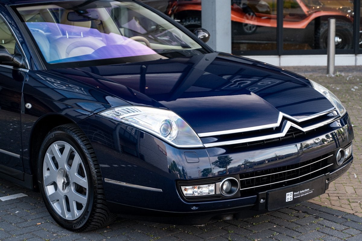Citroën C6 3.0 V6 EXCLUSIVE (bj 2007, automaat), Auto's, Citroën, 4 deurs, Gebruikt, 155 kW, Leder