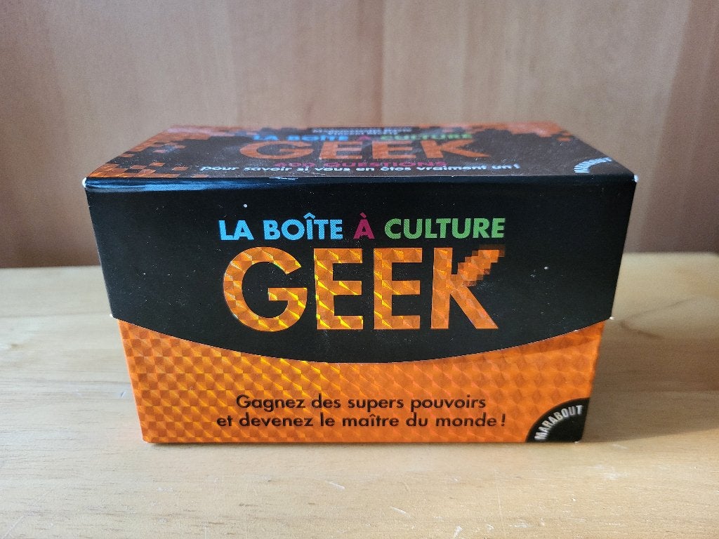 La Boîte à culture Geek – 600 questions, Hobby en Vrije tijd, Gezelschapsspellen | Kaartspellen, Ophalen