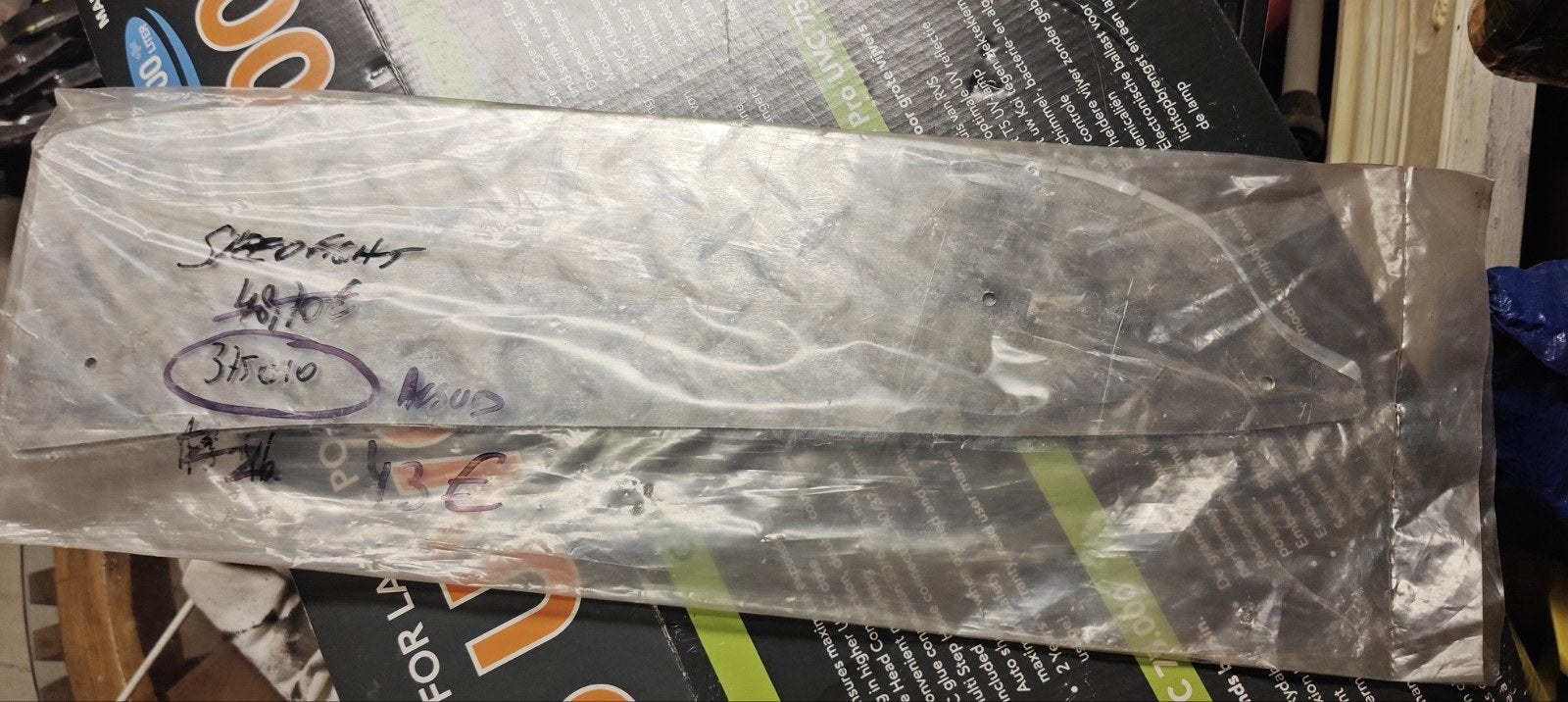 Tapis alu pour ancien Peugeot speedfight, Enlèvement ou Envoi