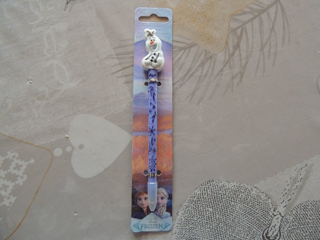 Matériel scolaire - Frozen 1 stylo à billes avec topper Olaf, Enlèvement