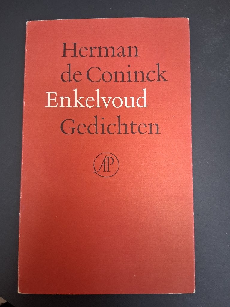 dichtbundel Herman de Coninck Enkelvoud, Ophalen of Verzenden, Herman de Coninck, Eén auteur