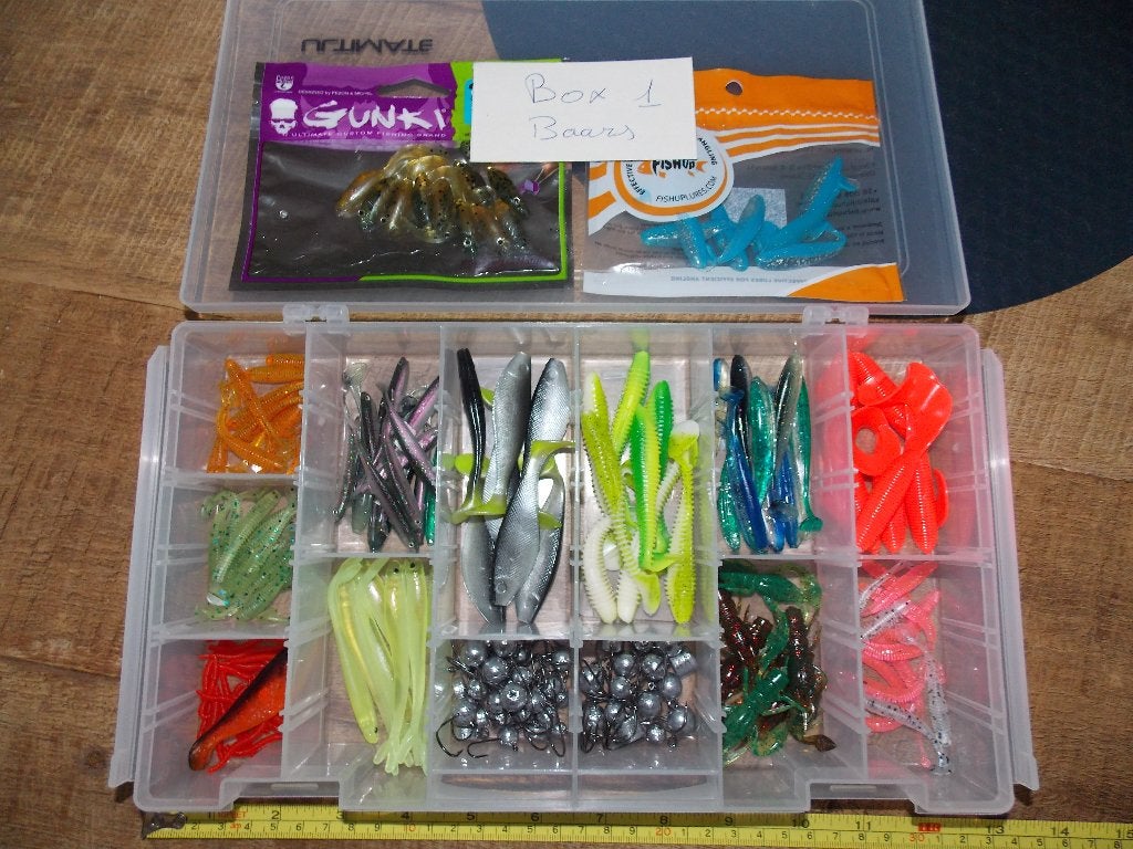 Boîte de shads de perche, Sports nautiques & Bateaux, Pêche à la ligne | Poissons prédateurs, Enlèvement ou Envoi, Neuf, Ensemble complet
