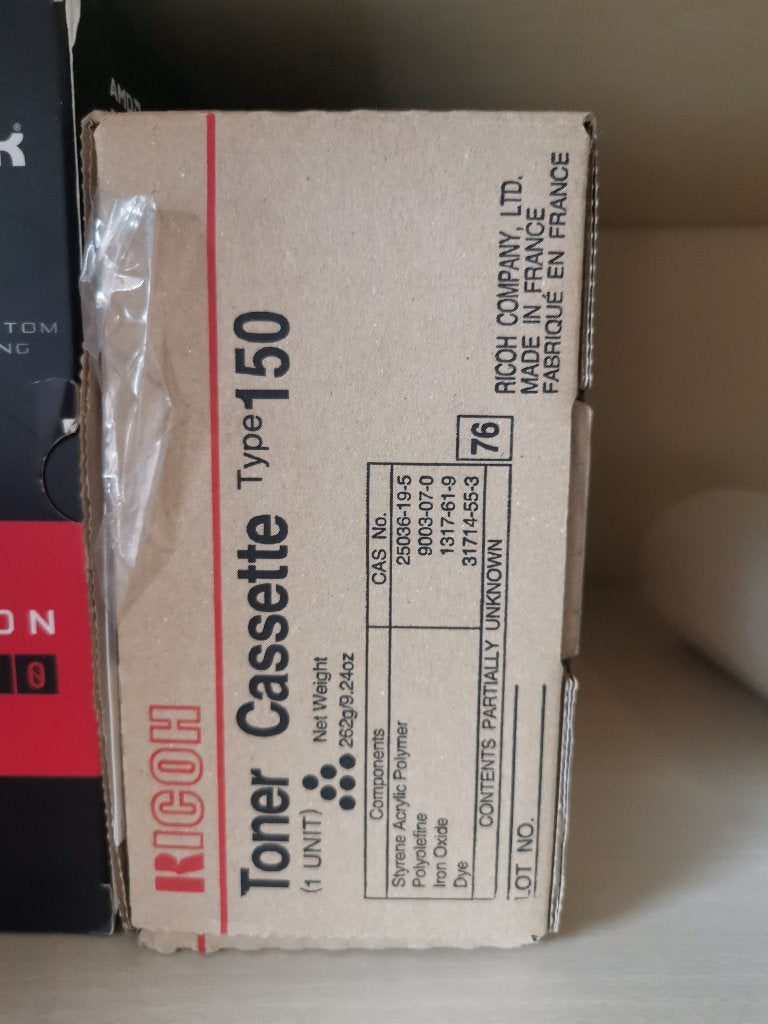 Ricoh Toner Cassette type 150, nieuw in doos, Ophalen of Verzenden, Nieuw, Toner, Ricoh