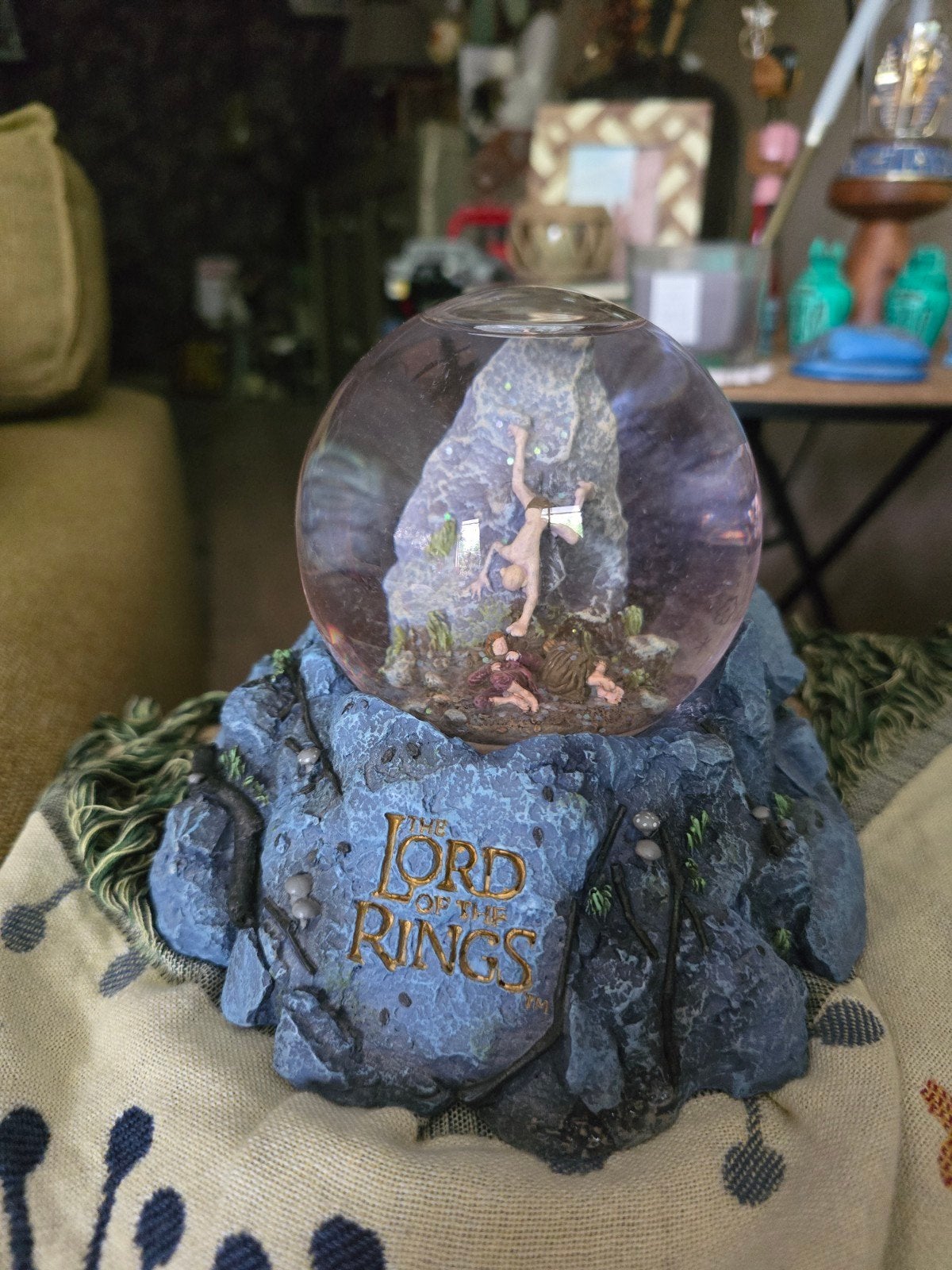 Lord of The Rings Neca Snowglobe 2002 Featuring Gollum, Tuin en Terras, Waterpartijen en Fonteinen, Ophalen of Verzenden