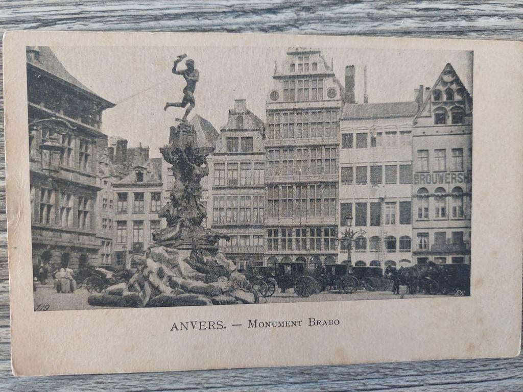 Antwerpen - Brabo-monument, Ophalen, Antwerpen