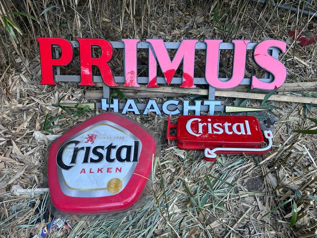 Vintage bier borden, Antiek en Kunst, Ophalen