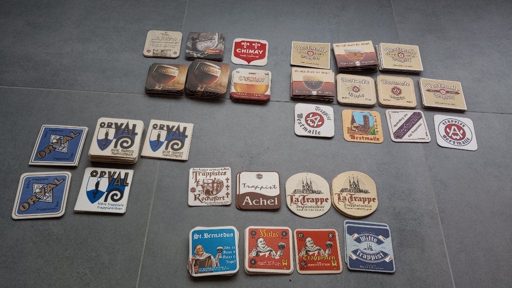 Bierkaartjes Trappisten, Verzamelen, Ophalen