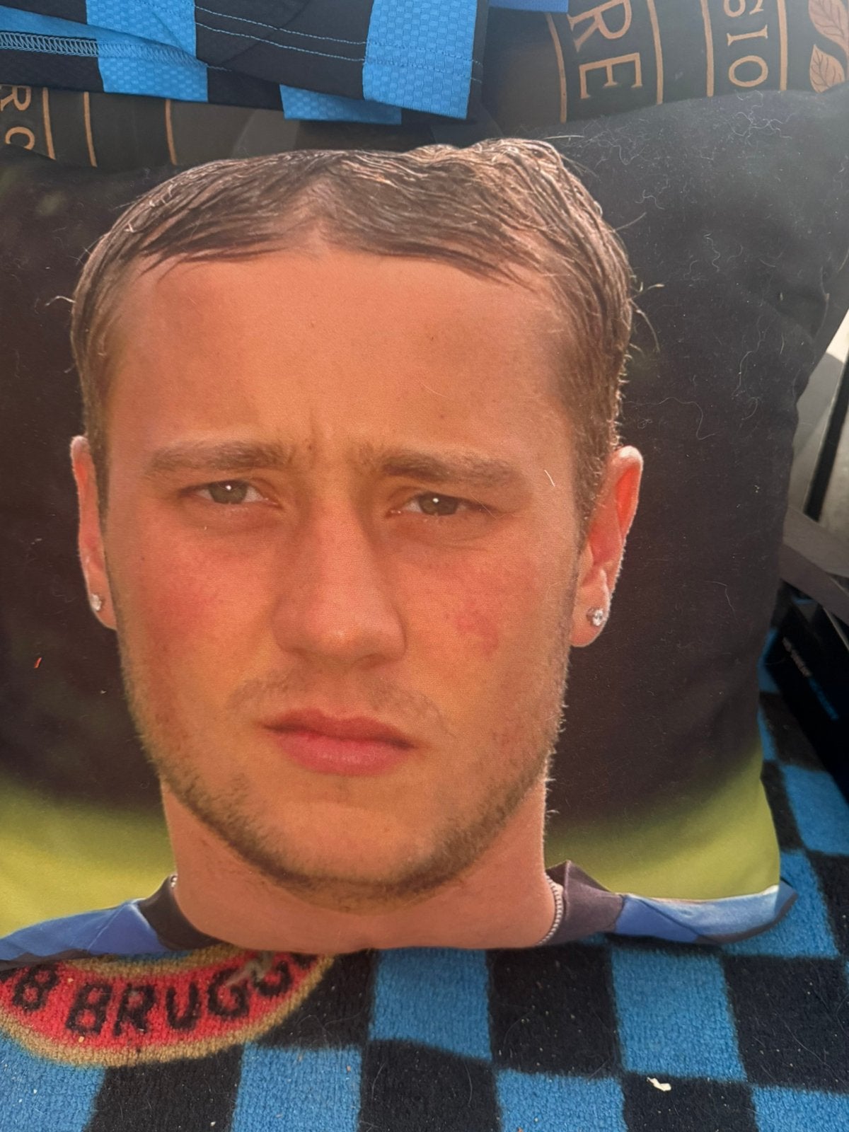 Kussen Blondel Club Brugge, Verzamelen, Ophalen of Verzenden, Gebruikt