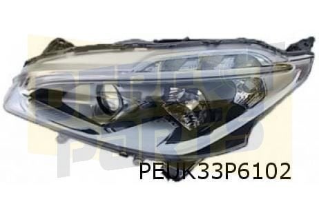 Peugeot 208 (4/15-7/17) koplamp R (halogeen) Origineel! 9810, Neuf, -, -, -