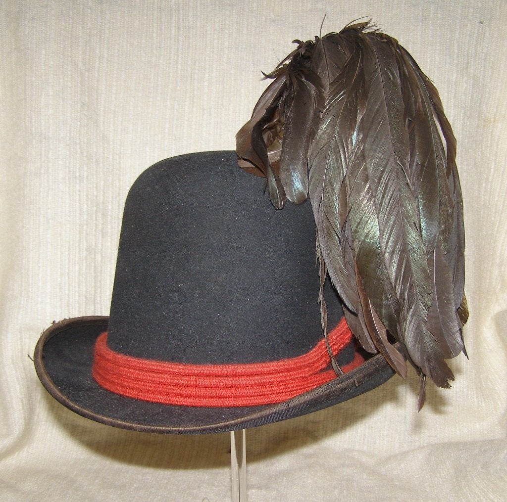 Prachtige hoed van de Civic Guard mod. 1881, Verzamelen, Ophalen of Verzenden, Landmacht, Helm of Baret