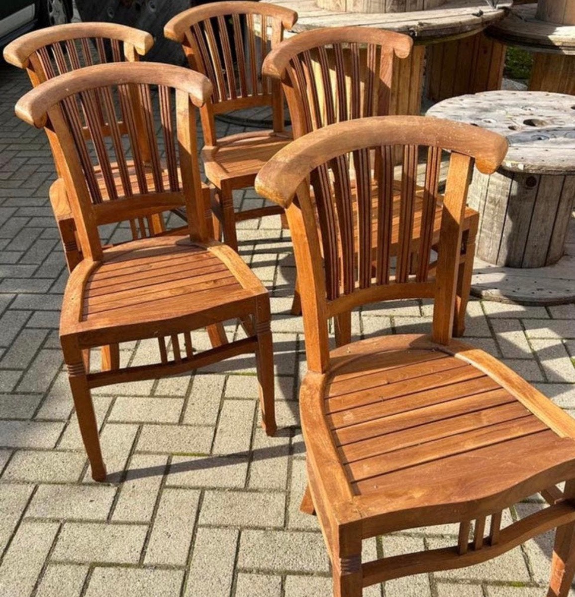 Brocante eetstoelen, Antiek en Kunst, Ophalen