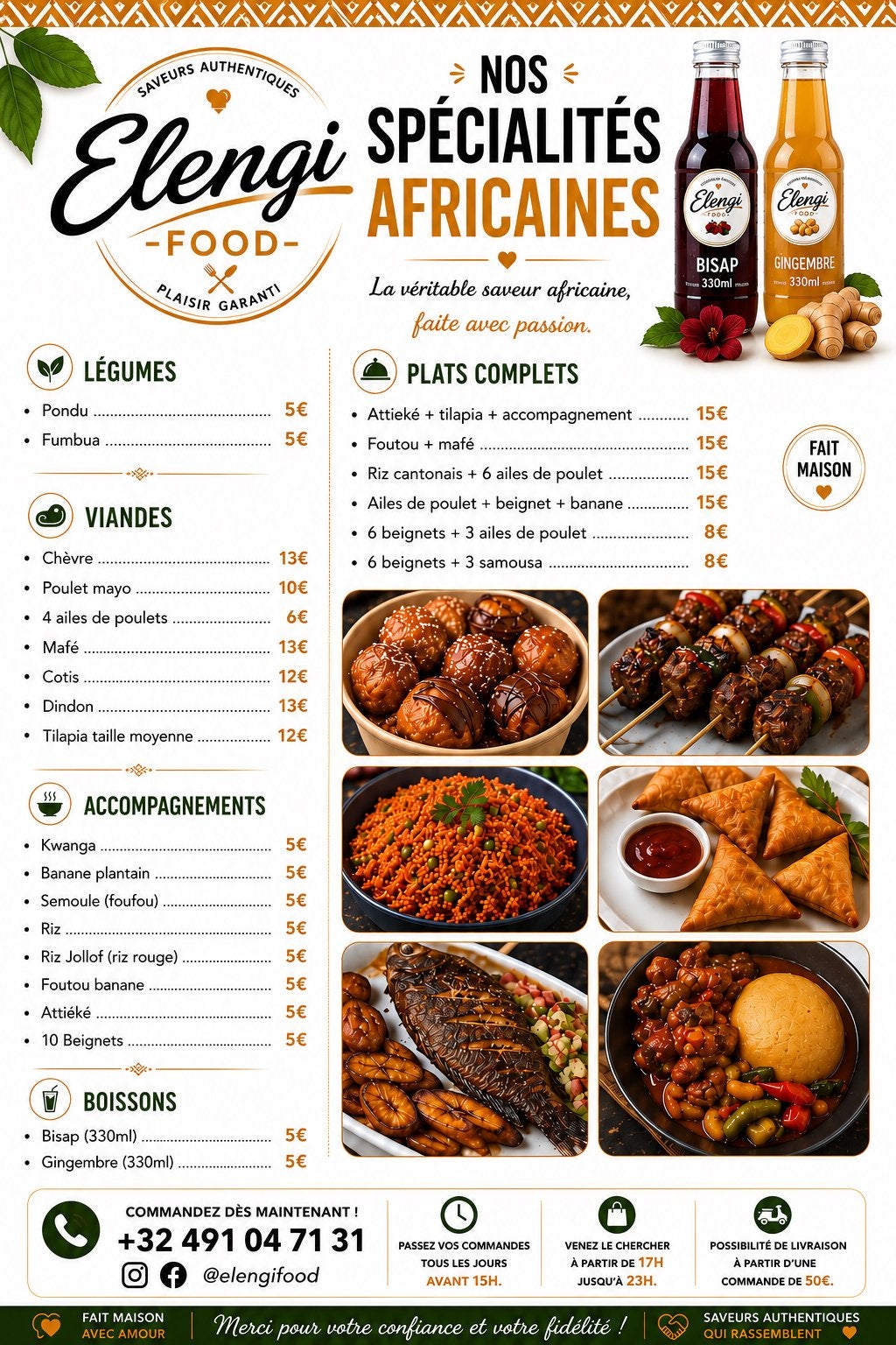 Elengi Food (Charleroi, Nivelles , Namur), Enlèvement, Rayon Fruits et Légumes