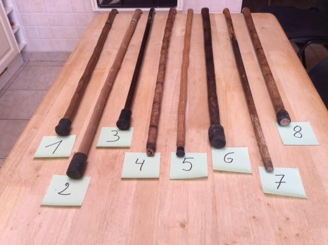 Te koop wandelstokken totaal 21 stuks, Enlèvement ou Envoi, Utilisé