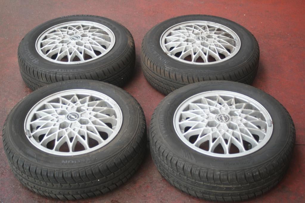 Opel Astra F Ronal honingraat alu velgen 14 inch, Auto-onderdelen, Banden en Velgen, Ophalen, 14 inch, Gebruikt, Velg(en)