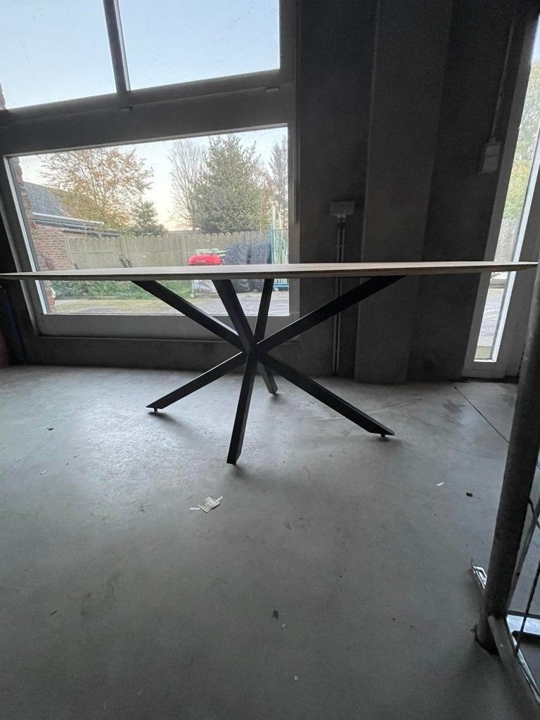 Industriële tafel eclipse 220x110, Ophalen