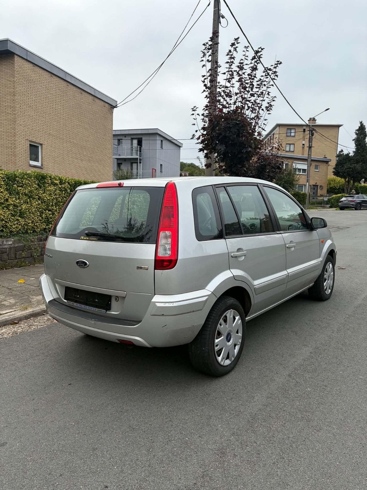 Ford Fusion 1.4 Tdci prete à immatriculer, Autos, Argent ou Gris, Achat, Verrouillage central, Boîte manuelle