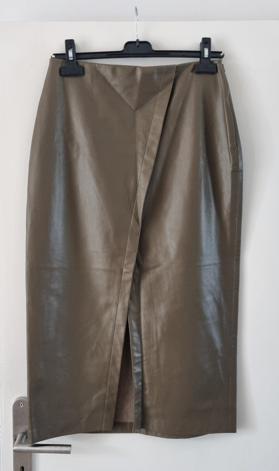 Jupe midi,longue zara taille M, Taille 38/40 (M), Zara, Porté, Vert