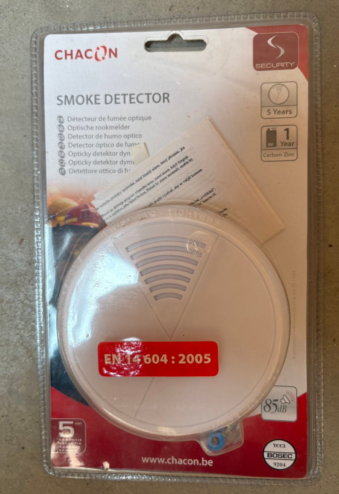 Detecteur de fumée optique. Chacon . Neuf, Ophalen of Verzenden, Zo goed als nieuw, Rook