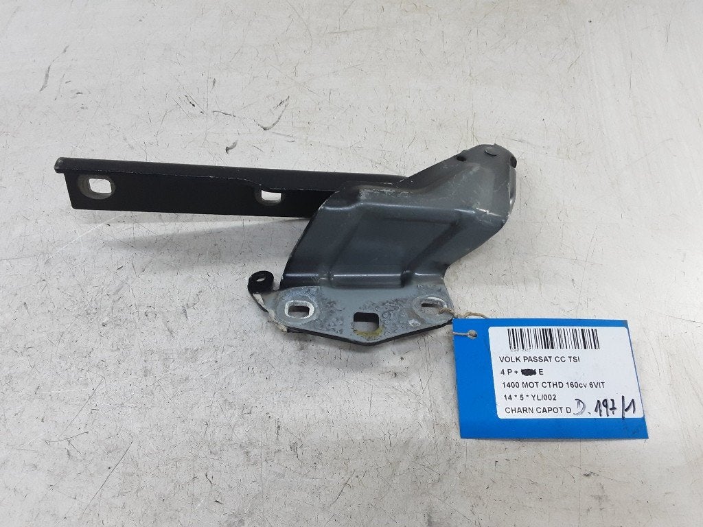 CHARNIERE DE CAPOT DROIT Volkswagen Passat (3C2), Autos : Pièces & Accessoires, Volkswagen, Mevr. I. Hauben, Utilisé, Rue de l'Espoir 34 34
4030  GRIVEGNÉE, BE