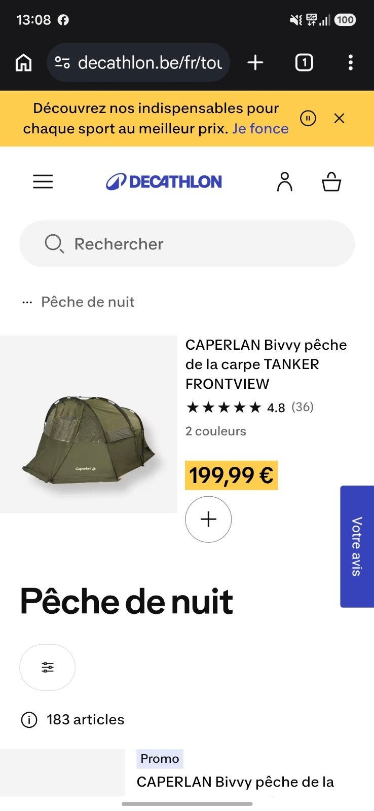 bonjour à vendre matériel à carpe neuf jamais vue l'eau, Enlèvement ou Envoi