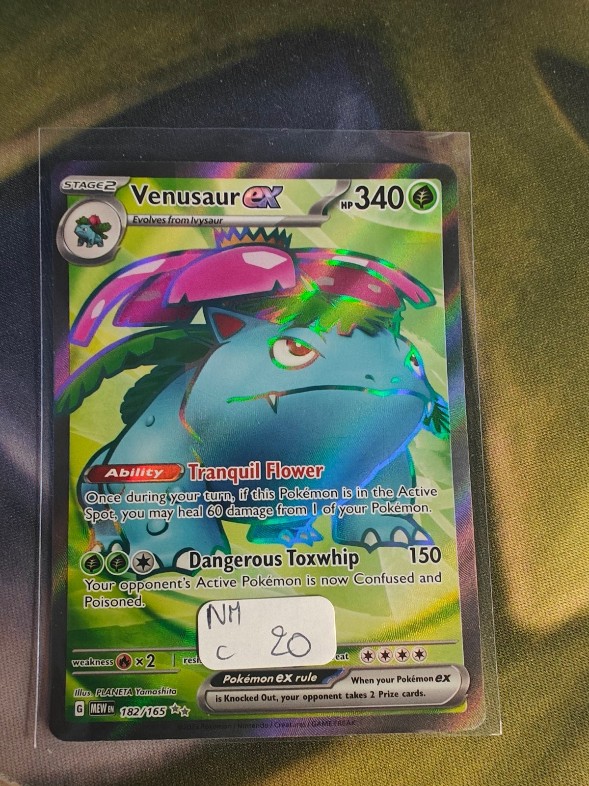 venusaur ex 182 - 151 nouveaux Pokémon, Enlèvement ou Envoi