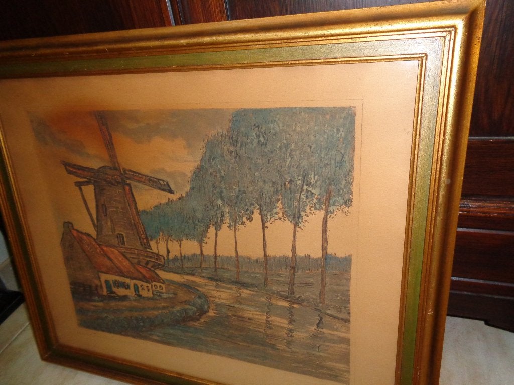 *Maurice Flament (Brussel 1884) - Vermeld in PIRON, BAS..., Ophalen of Verzenden, Doek