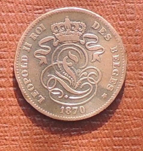 1870 2 centimes FR, Postzegels en Munten, Verzenden, Metaal, Losse munt