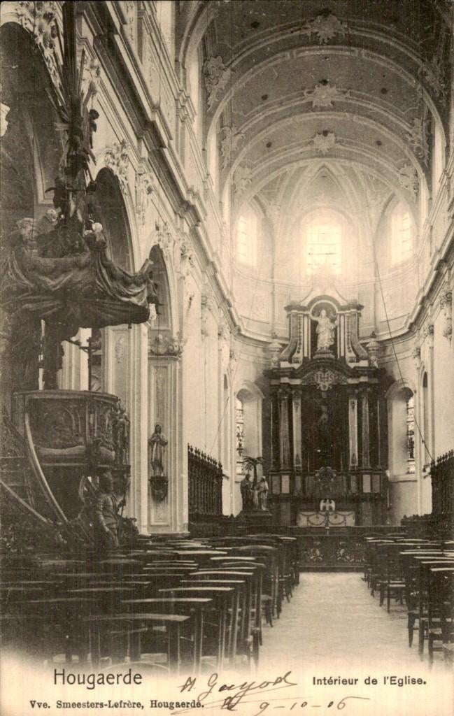 Hougaerde - kerk eglise, Collections, Enlèvement ou Envoi, Affranchie