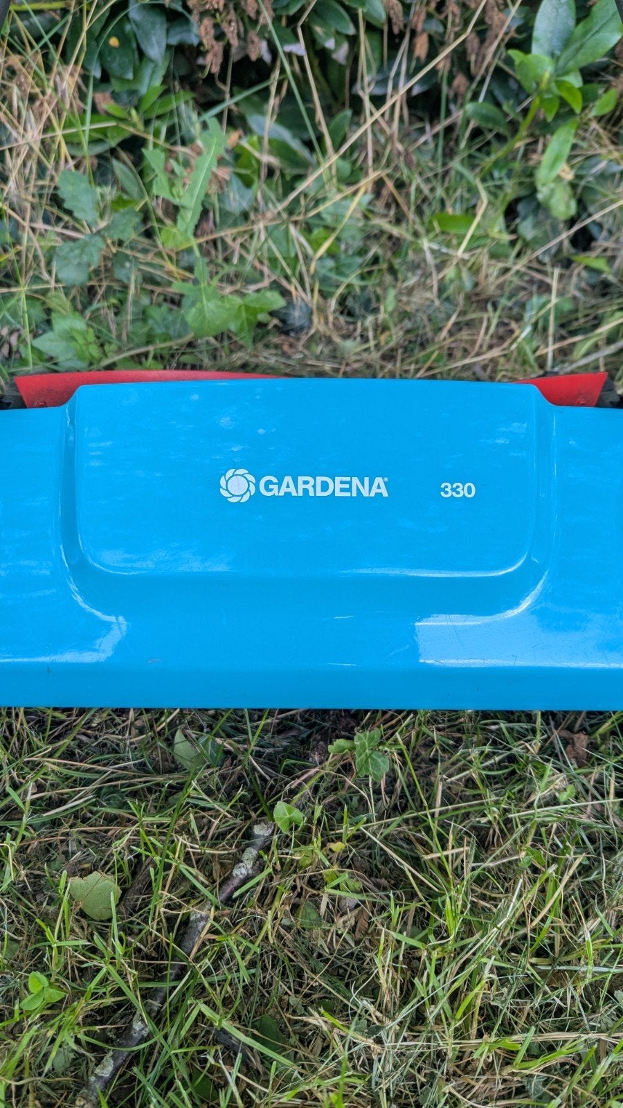 Manuele grasmaaier Gardena 330, Tuin en Terras, Ophalen, Gebruikt, Handgrasmaaier, Opvangbak
