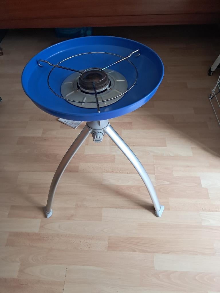 skottelbraai cadac met campingaz 907 gasfles, Caravans en Kamperen, Ophalen, Zo goed als nieuw