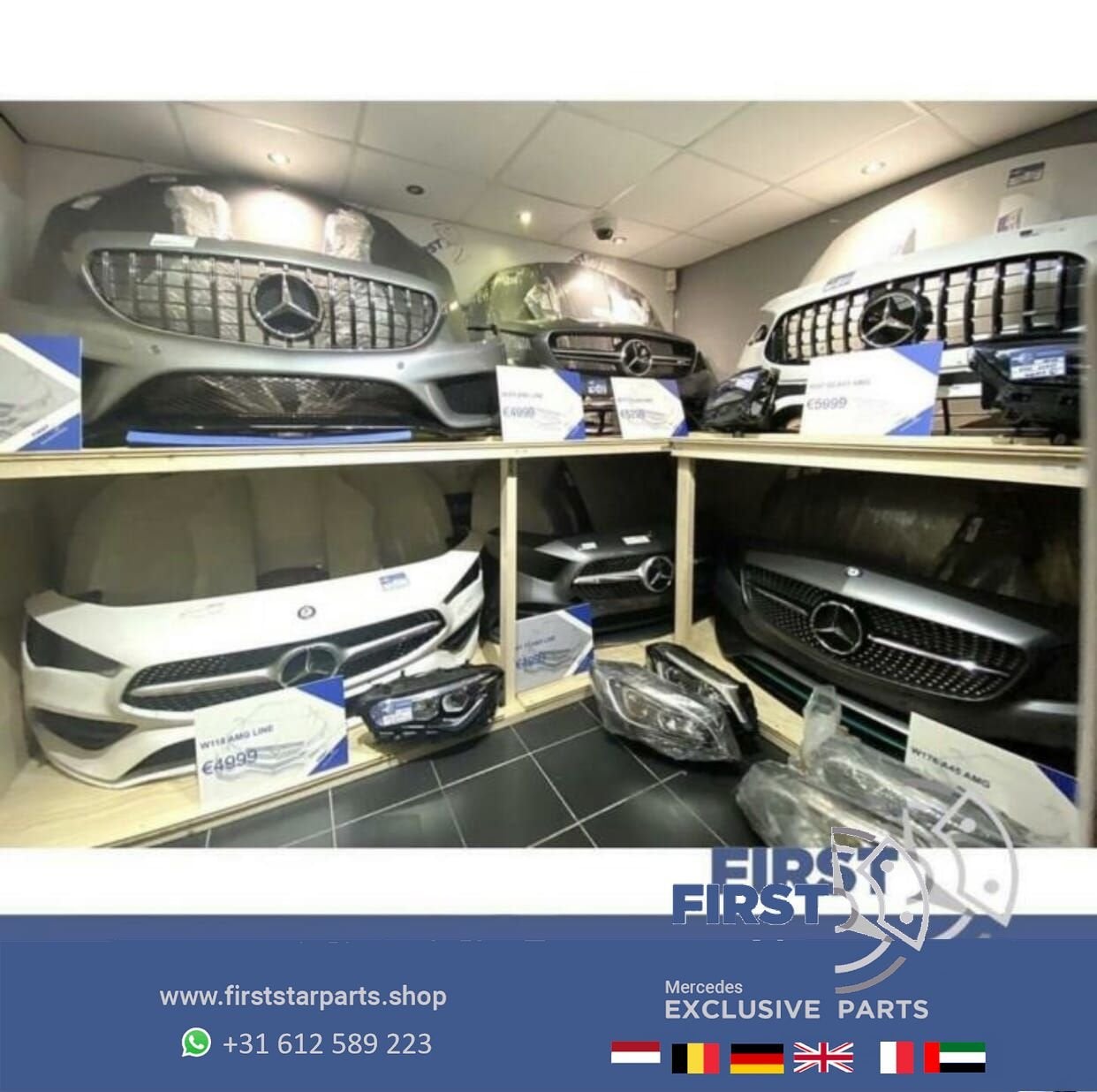 63 AMG CARBON STUUR W205 C205 C63 W253 C253 GLC63 W166 C292, Auto-onderdelen, Gebruikt, -, Ophalen of Verzenden, -