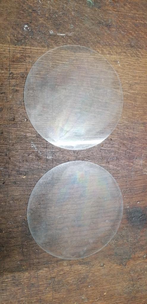 2 glazen van glasmine M43 WW2, Verzamelen, Verzenden, Overige soorten, Overige typen