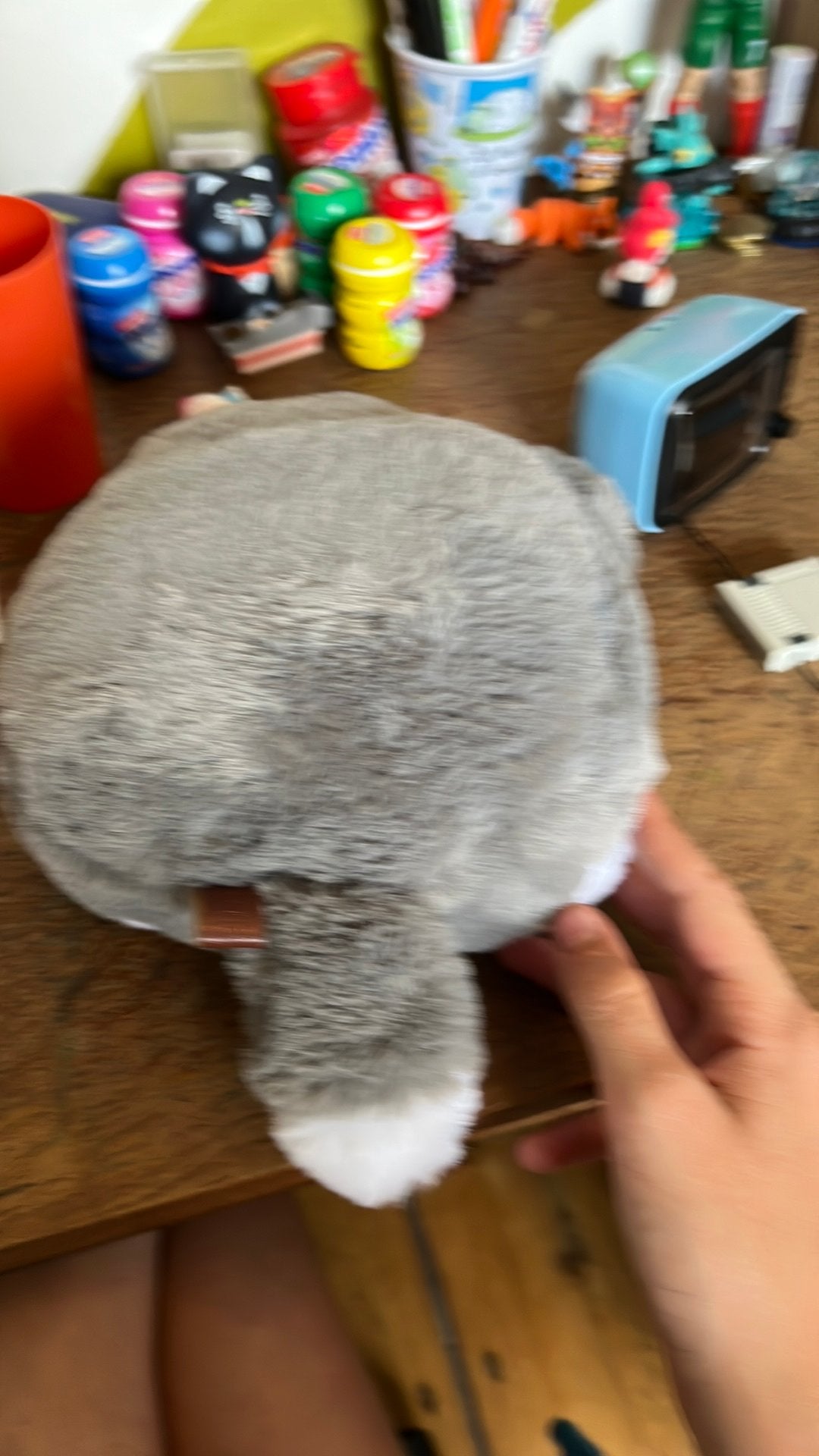 Baby Three - Plush kat, Kinderen en Baby's, Speelgoed | Knuffels en Pluche, Ophalen, Zo goed als nieuw, Kat