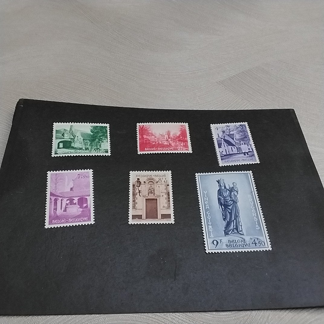 Charnière BELGIE 946/951 avec encoche 92,50€, Timbres & Monnaies, Timbres | Europe | Belgique, Enlèvement ou Envoi
