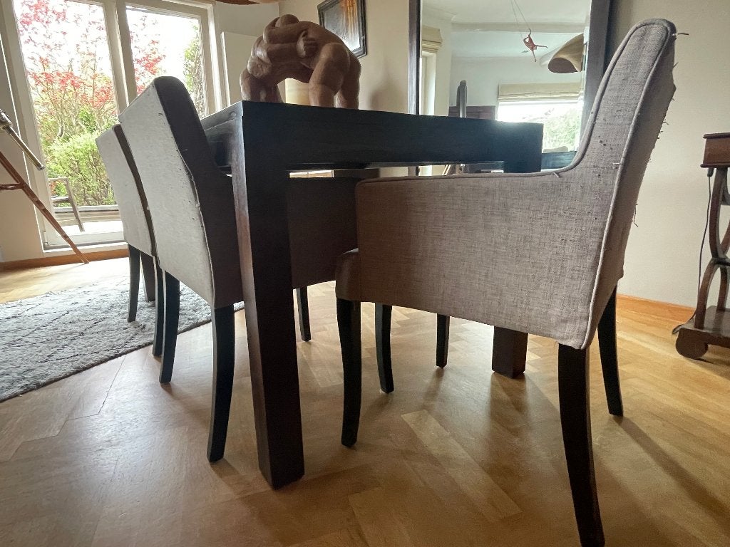 chaises, Maison & Meubles, Chaises, Gris, Contemporain, Enlèvement, Tissus