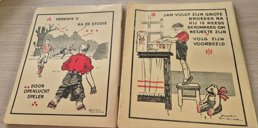 Lot oude lege schriftjes/tegen Tuberculose jaren 20/30, Ophalen