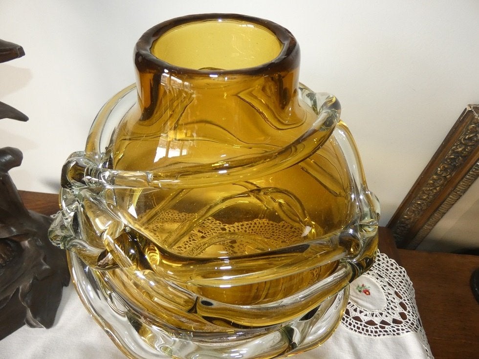Venetian Modern Glass grote vaas., Ophalen