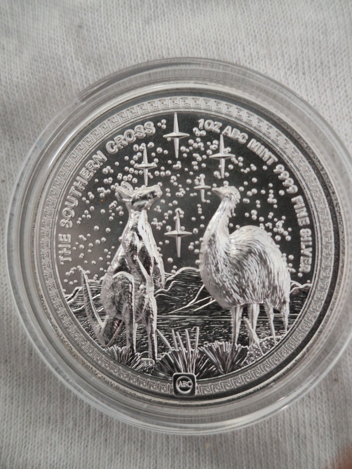 oz ABC Mint "The Southern Cross" (.9999 Puur, Ophalen of Verzenden, Zilver