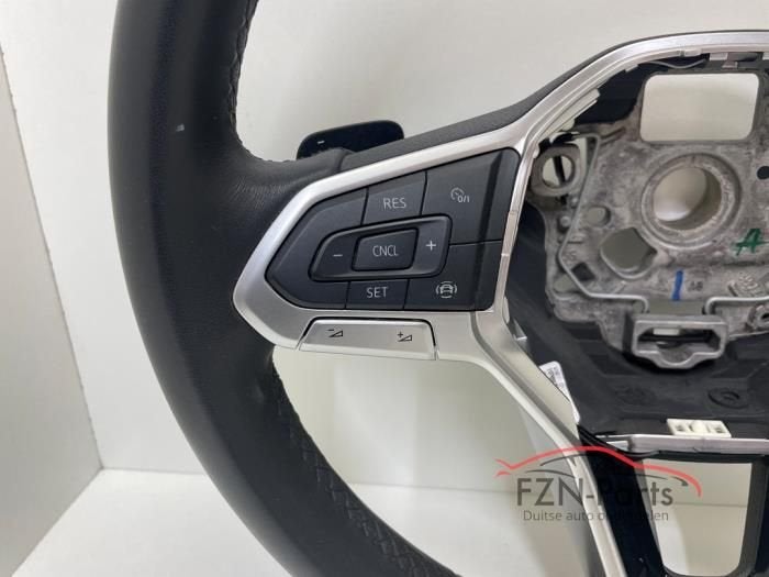 VW Touran 5TA Stuur MF+F1+VIEW Leer (5H0419089GN), Ophalen of Verzenden, Gebruikt