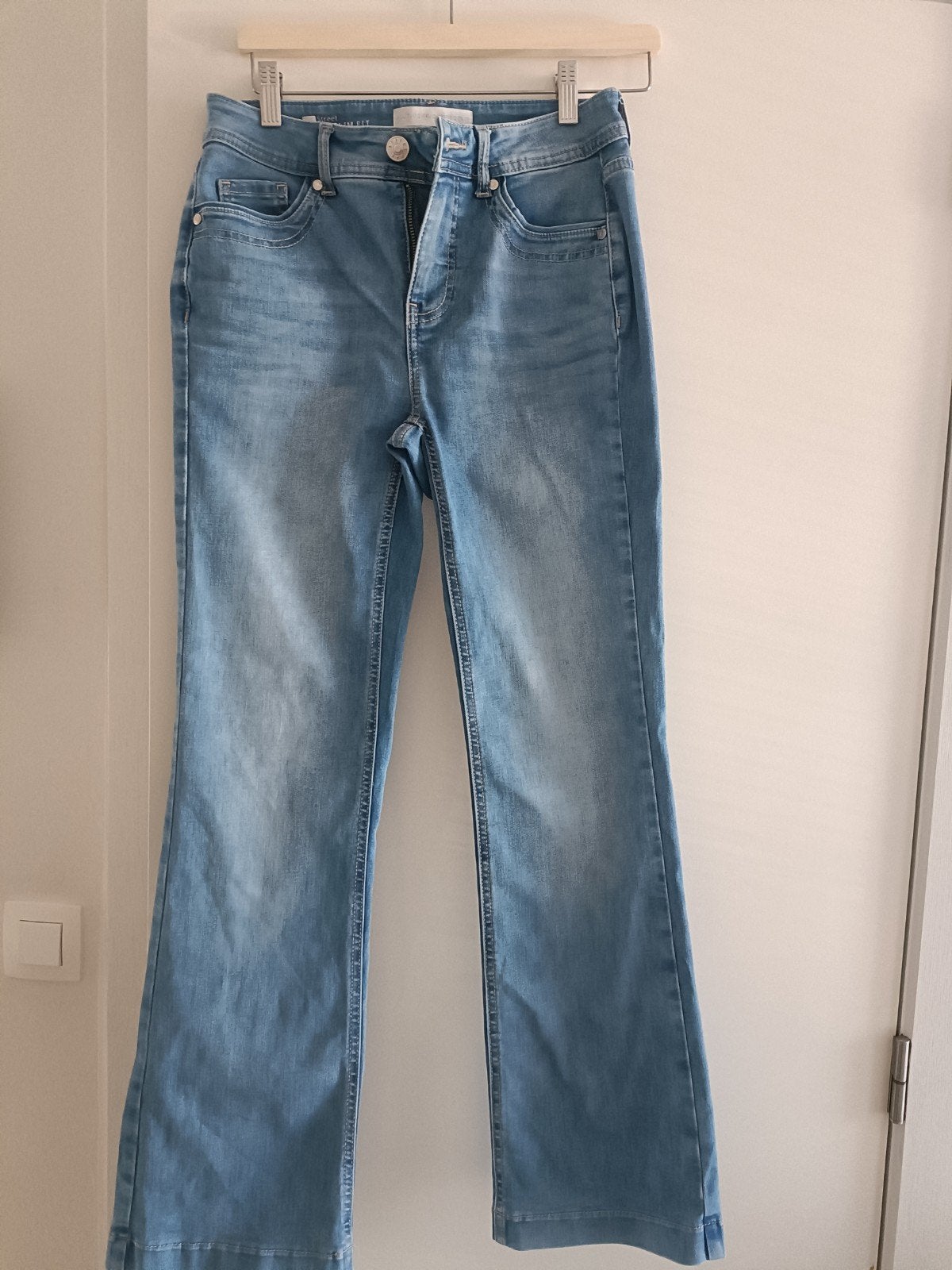 jeans / bootcut, Street One, Ophalen, Blauw, Overige jeansmaten