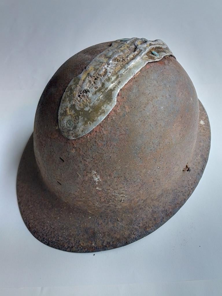 Belgische legerhelm WO2, Verzamelen, Ophalen