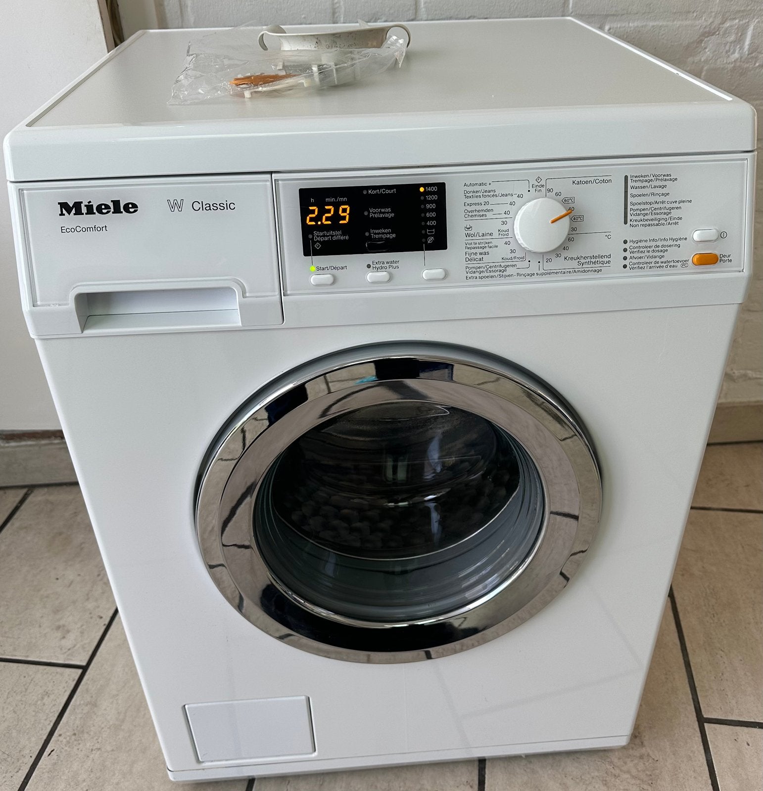 Miele W Classic 7KG-1400 toeren A+++ energiezuinig topstaat, Ophalen, Zo goed als nieuw