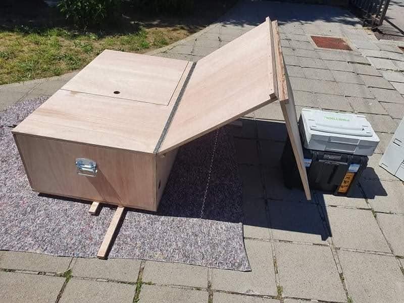 Module sur pied   + matelas, Caravanes & Camping, Enlèvement