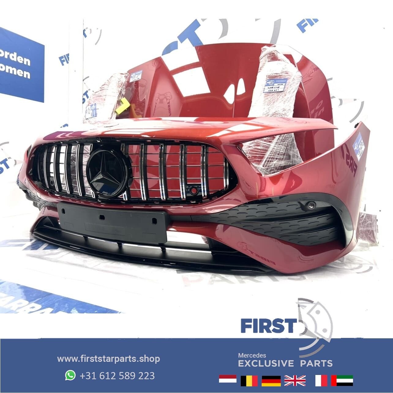 W177 V177 A KLASSE FACELIFT AMG VOORKOP ROOD 2022-2026 origi, Utilisé, -, Avant, -