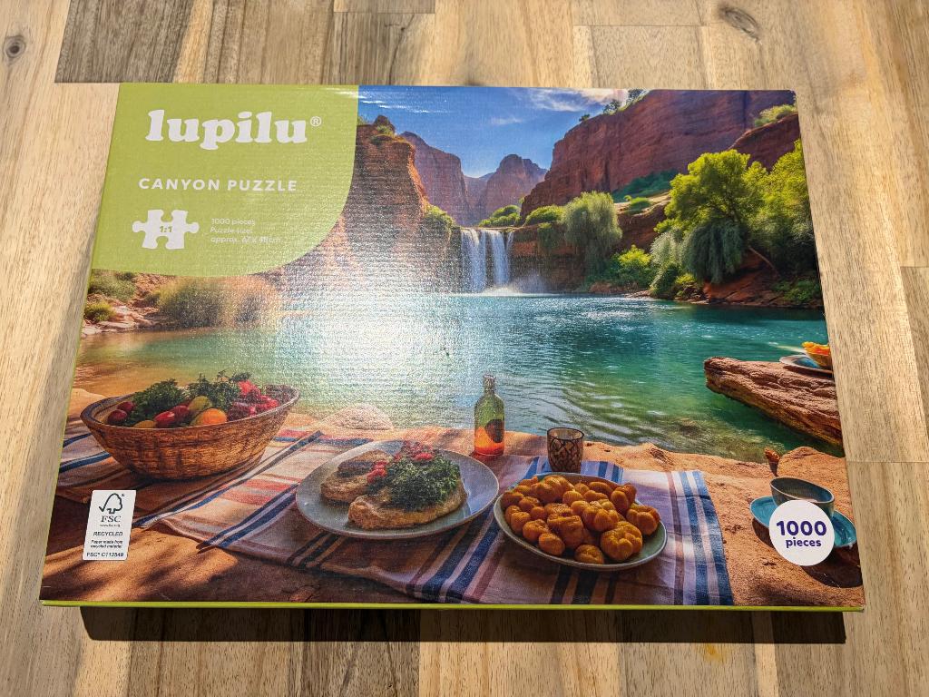 Lupilu puzzel 1000 stuks, Enlèvement, 500 à 1500 pièces, Neuf, Puzzle