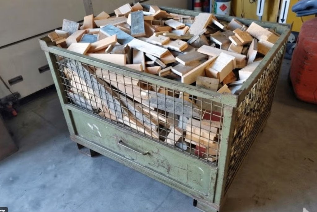 DROOG GEZAAGD PALLETTENHOUT 1M2, Ophalen
