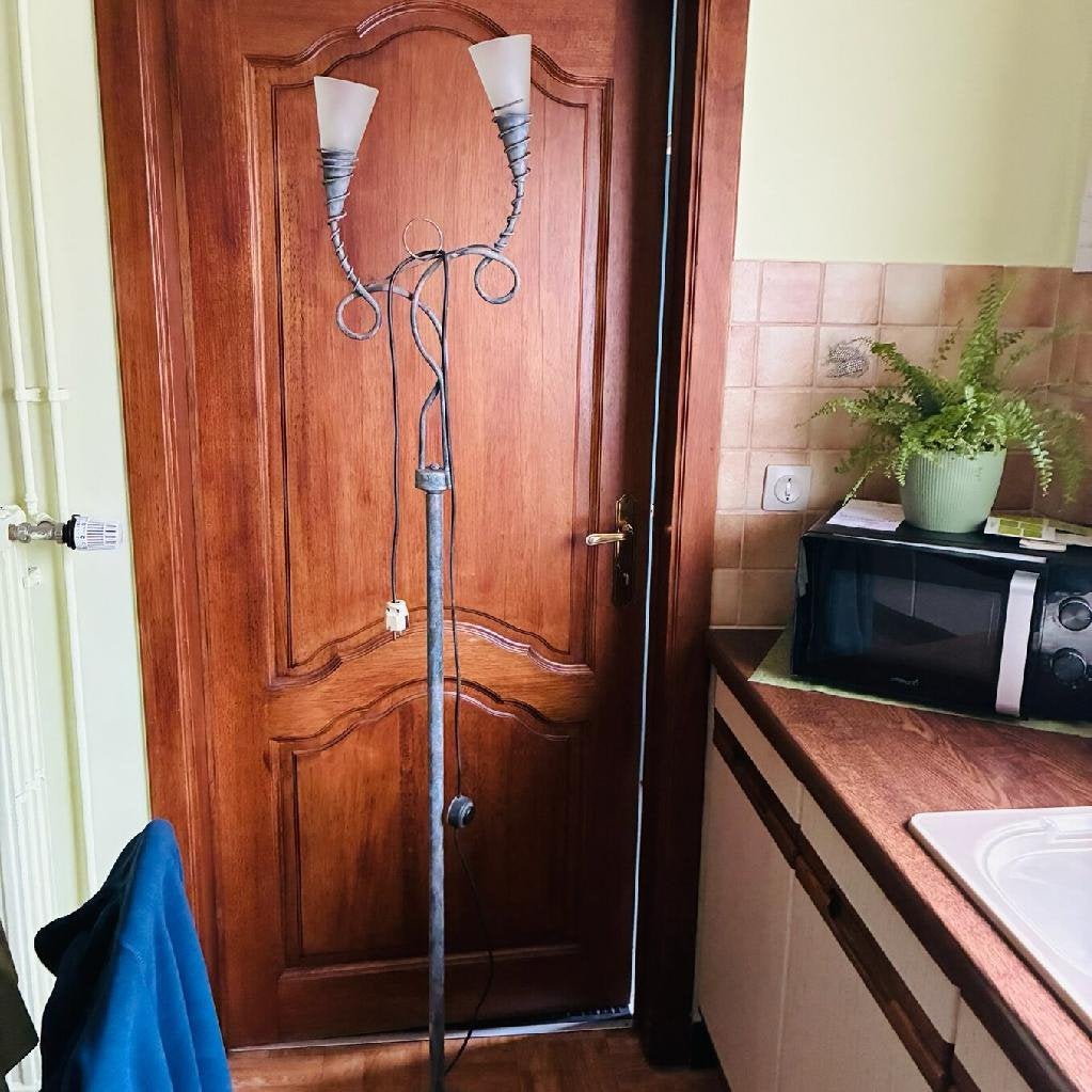 Lampes en fer forgé, Enlèvement, Comme neuf, Applique murale