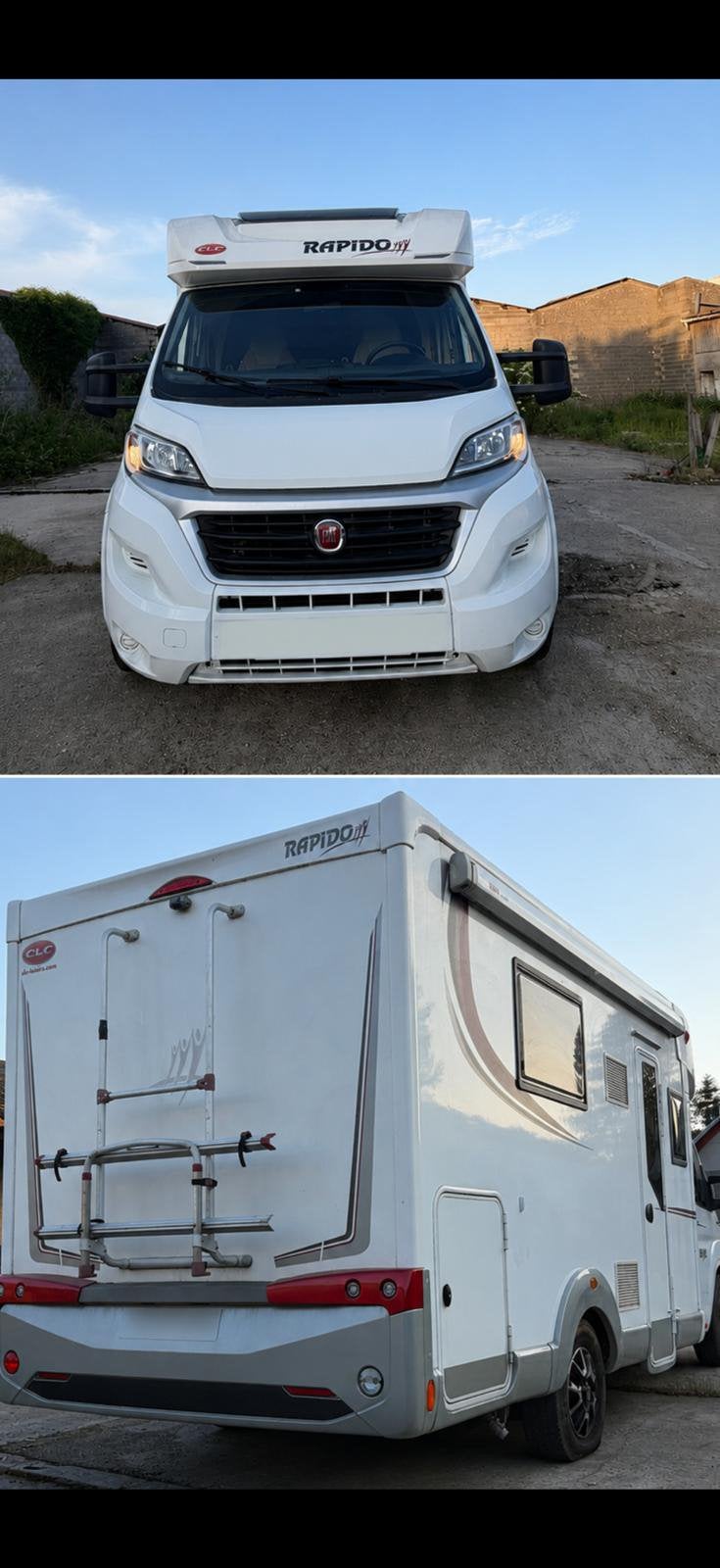 Fiat Rapido 650FF kampeerbus, Caméra de recul, Particulier, Fiat, Afzuigkap
