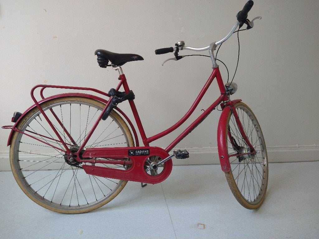 Achilles damesfiets, Fietsen en Brommers, Gebruikt, Versnellingen, Trommelrem, Ophalen